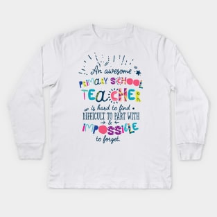 An Awesome Primary School Teacher Gift Idea - Impossible to forget Kids Long Sleeve T-Shirt